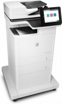 HP LaserJet Enterprise MFP M635fht, Printen, kopiëren, scannen, faxen, Printen via USB-poort aan de voorzijde; Scannen naar e-ma