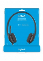 Logitech H340 USB Computer Headset Met digitale audio