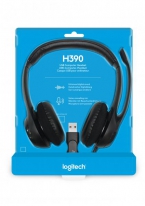 Logitech H390 USB Computer Headset Met rijke digitale audio en knoppen op de draad