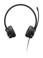 Lenovo 4XD1K18260 hoofdtelefoon/headset Bedraad Hoofdband Muziek/Voor elke dag USB Type-A Zwart