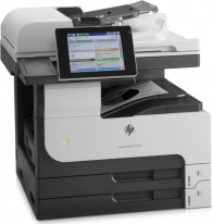 HP LaserJet Enterprise MFP M725dn, Printen, kopiëren, scannen, Invoer voor 100 vel; Printen via de USB-poort aan voorzijde; Scan