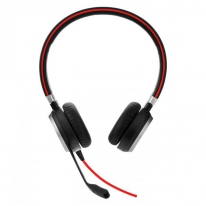 Jabra Evolve 40 MS Stereo Headset Bedraad Hoofdband Kantoor/callcenter Zwart