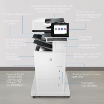 HP LaserJet Enterprise Flow MFP M636z, Printen, kopiëren, scannen, faxen, Scannen naar e-mail; Dubbelzijdig printen; Automatisch