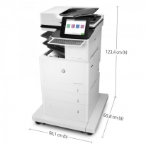 HP LaserJet Enterprise Flow MFP M636z, Printen, kopiëren, scannen, faxen, Scannen naar e-mail; Dubbelzijdig printen; Automatisch