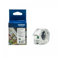 Brother CZ-1002 labelprinter-tape Wit op groen