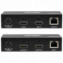 Tripp Lite B127A-2A1-BHBH audio/video extender AV-zender & ontvanger Zwart