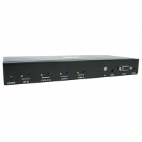 Tripp Lite B320-4X1-MHB-K audio/video extender AV-repeater Zwart