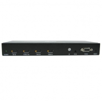 Tripp Lite B320-4X1-MHB-K audio/video extender AV-repeater Zwart