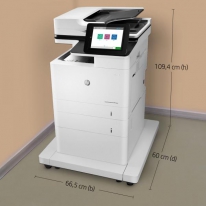 HP LaserJet Enterprise MFP M635fht, Printen, kopiëren, scannen, faxen, Printen via USB-poort aan de voorzijde; Scannen naar e-ma