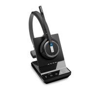 EPOS IMPACT SDW 5035 - EU/UK/AUS Headset Draadloos Hoofdband Kantoor/callcenter Zwart