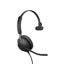 Jabra Evolve2 40, MS Mono Headset Bedraad Hoofdband Kantoor/callcenter USB Type-A Bluetooth Zwart