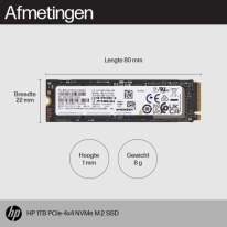 HP 1TB PCIe4x4 NVMe M.2 SSD