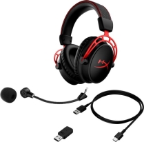 HyperX Cloud Alpha - Wireless Gaming Headset (zwart-rood)