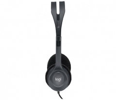 Logitech H111 Headset Bedraad Hoofdband Kantoor/callcenter Grijs