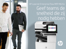 HP LaserJet Enterprise Flow MFP M635z, Printen, kopiëren, scannen, faxen, Scannen naar e-mail; Dubbelzijdig printen; Automatisch