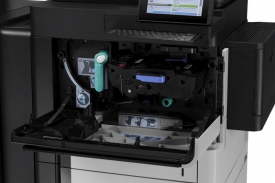 HP LaserJet Enterprise Flow MFP M830z, Printen, kopiëren, scannen, faxen, Invoer voor 200 vel; Printen via USB-poort aan voorzij