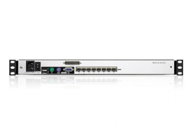 ATEN 8-poorts Cat 5 Dual Rail LCD KVM-switch met poort serieschakeling