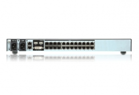 ATEN 1 lokale/2 externe toegangen, 24-poorten Cat 5 KVM over IP-switch met virtuele media (1920 x 1200)