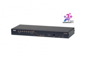 ATEN 2-console 8-poorts multi-interface (DisplayPort, HDMI, DVI, VGA) Cat 5 KVM-switch