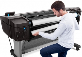 HP Designjet T1700dr grootformaat-printer Thermische inkjet Kleur 2400 x 1200 DPI 1118 x 1676 mm Ethernet LAN